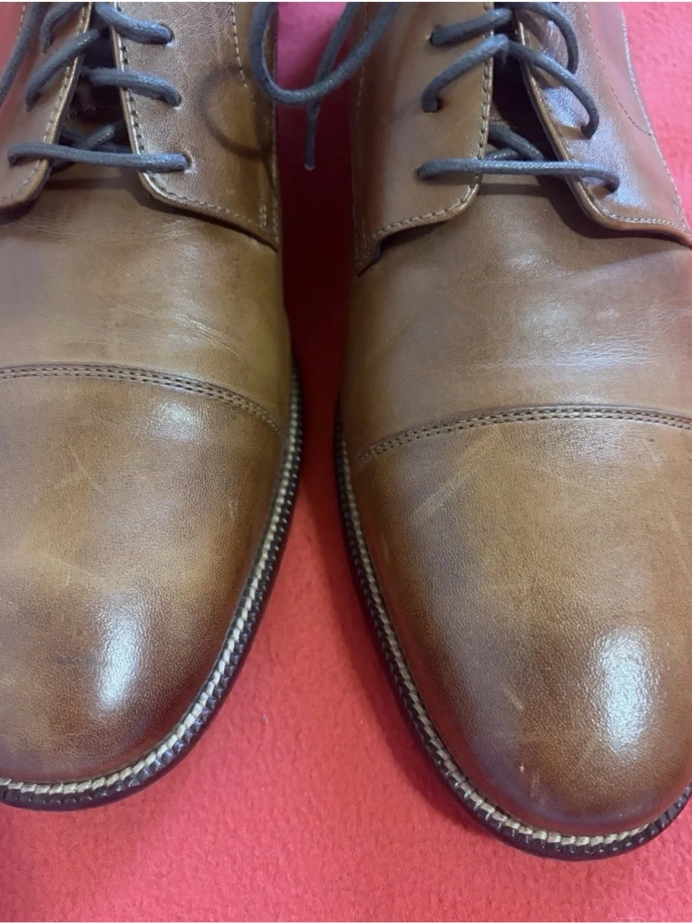 Cole Haan Zerogrand men’s oxford brown leather shoes US13 excellent condition